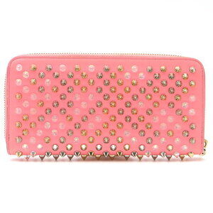 Christian Louboutin wallet pink round long leather